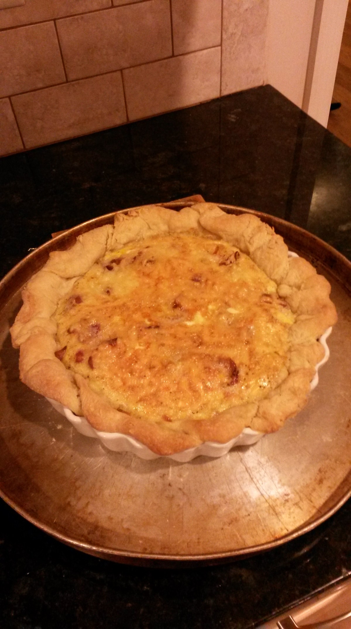 Bacon Quiche, in the French Style. #recipe&nbsp;#goodfood