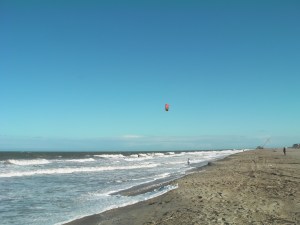 Windy Tybee Island Beach.